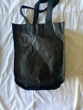 lululemon athletica Black Tote Bag with Logo